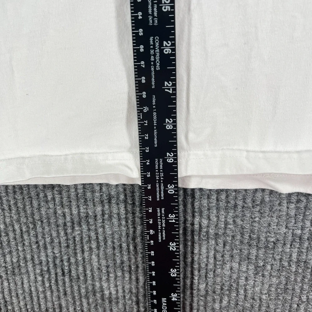 Vintage Polo Ralph Lauren Rugby Shirt Mens Medium White Short Sleeve Knit